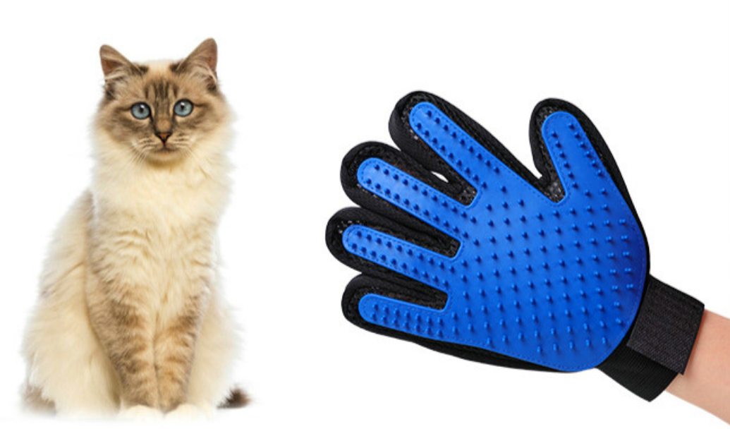 Guante Para Peinar y Masajear Mascotas